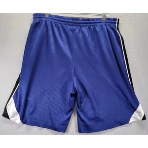 Collesseum Blue Shorts Men's Medium Elastic Waist Basketball Shorts